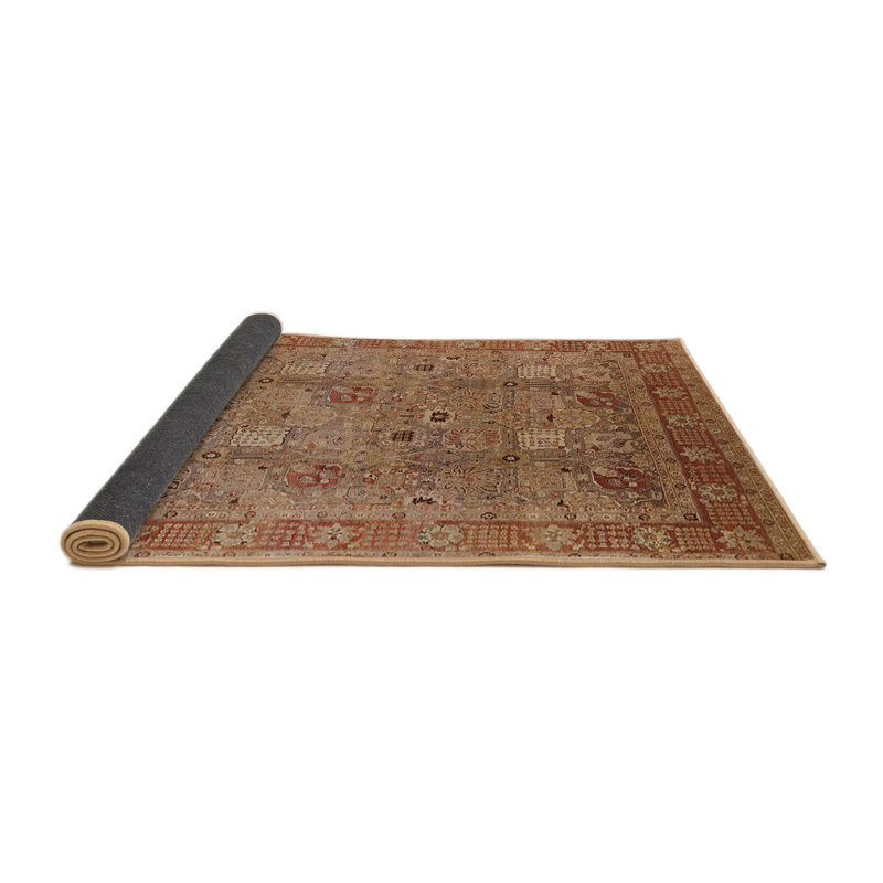 Tapis oriental beige / rouge Soti, Rond 6 pi
