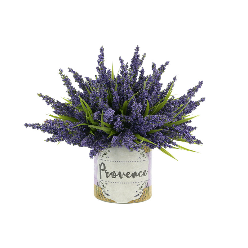 Arrangement floral lavande en pot