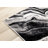  Ocossio Grey Black Modern Abstract Waves Area Runner-1329999960