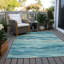 Tapis turquoise intérieur / extérieur lavable à la machine Christain ACN1251-109531652