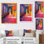 Décoration murale orange et bleue classe créative III - Écoles-2117080556-2117080545