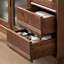 Multi-functional storage solid wood sideboard-1300076998