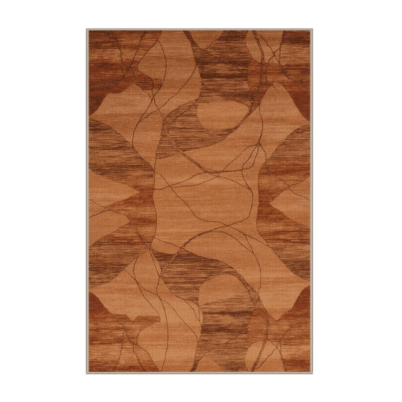 Tapis rose lavable à la machine, Rectangulaire 2 pi x 3 pi