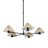 Deondria Chandelier-Jet Black