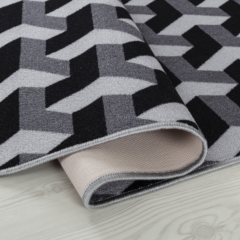Akuji Non-Slip Indoor Outdoor Door Mat, Rectangle 80 x 150 cm
