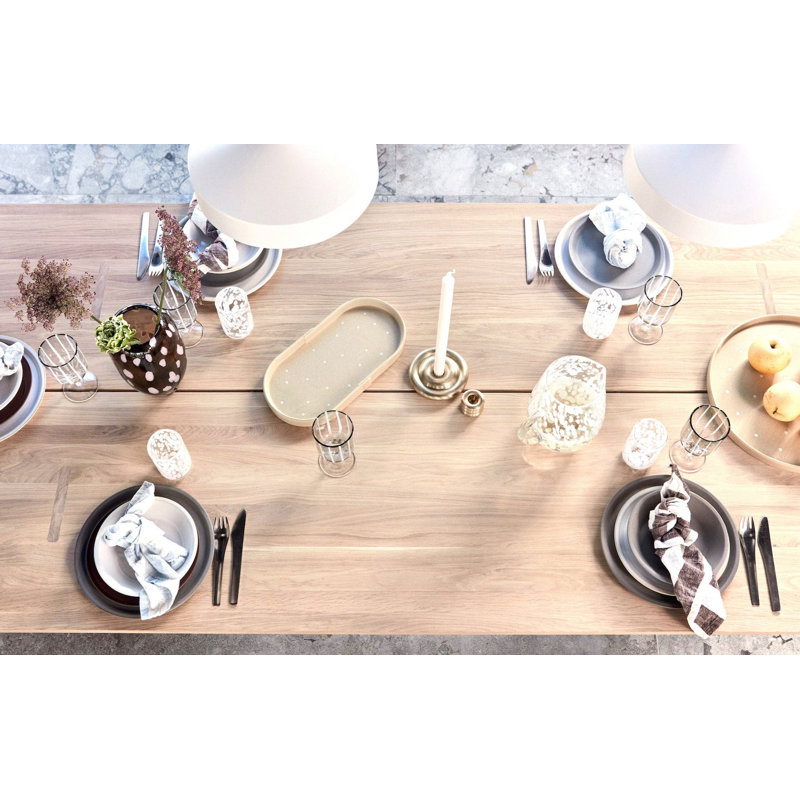 Yuka Handmade Earthenware Appetizer Plate, Ivory