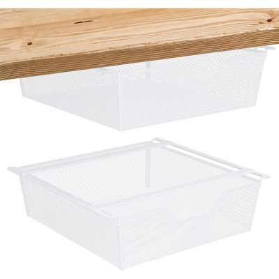 Paniers coulissants (paquet de 2) blanc