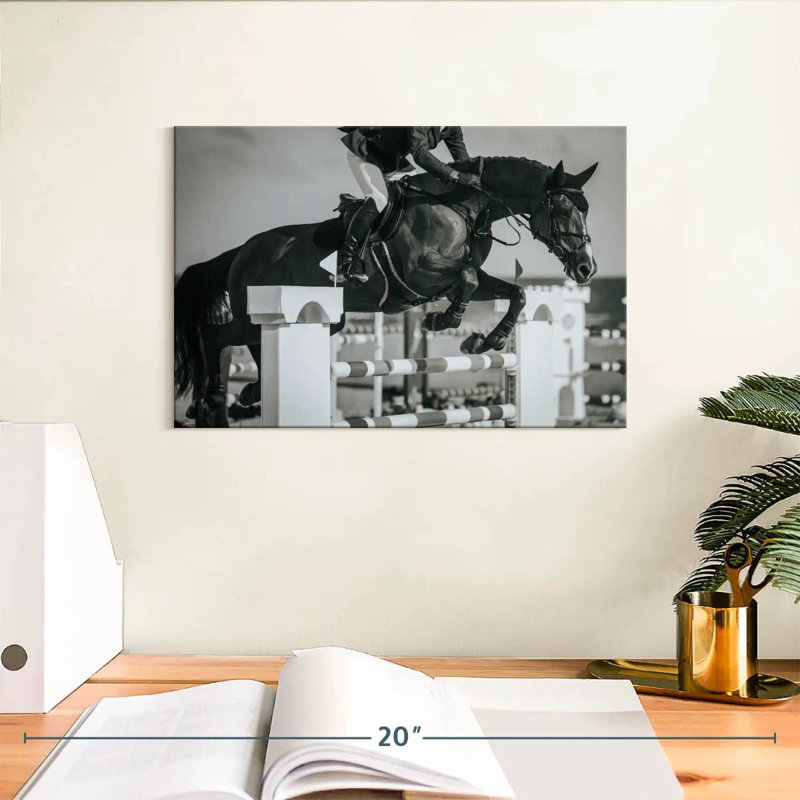 Sireci BW Equestrian Jumping, 8" H x 12" W