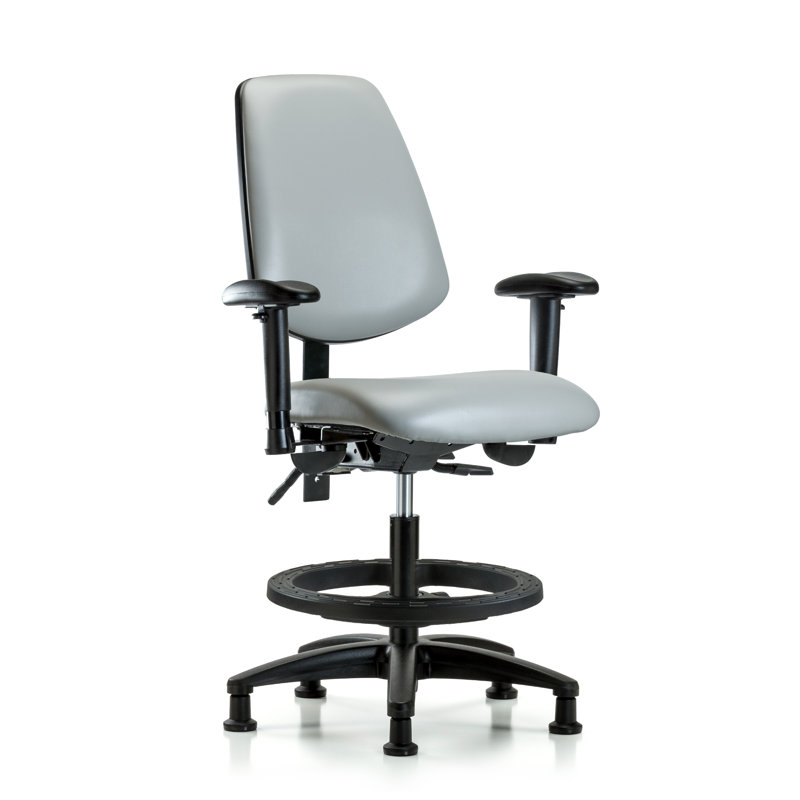 Chaise de dessinateur Jazmyne, Colombe, Non inclus, Patins