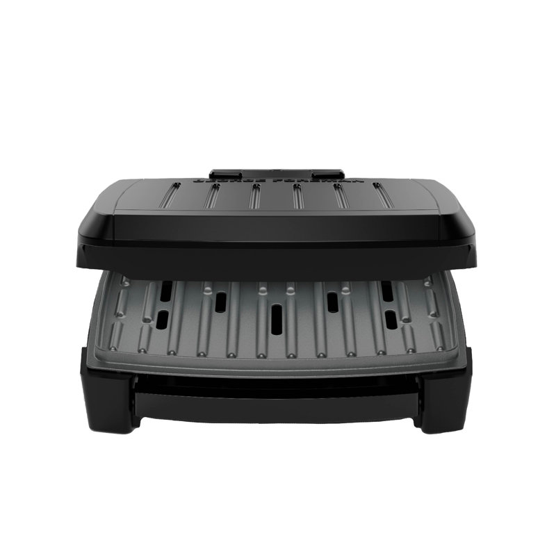 Barbecue submersible George Foreman, 4 pièces, noir, Noir/gris