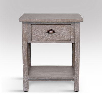 Bazil Solid Wood Nightstand