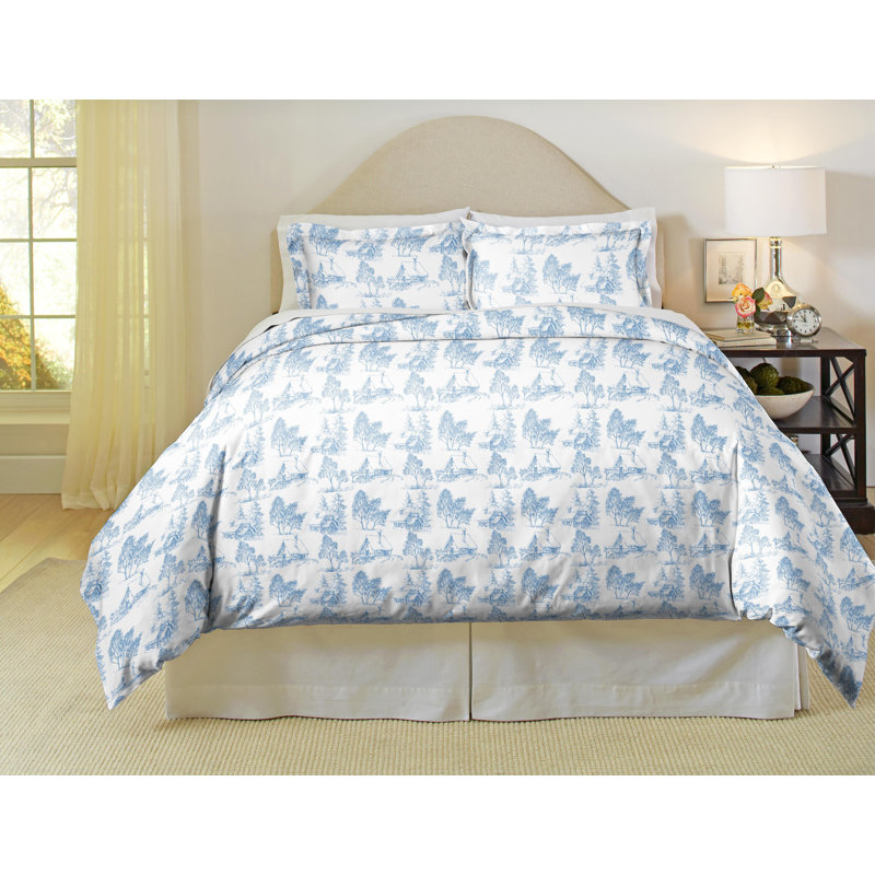 Literie surdimensionnée en flanelle imprimée 100 % coton doux 180 g/m² Pointehaven, Simple / Simple TG