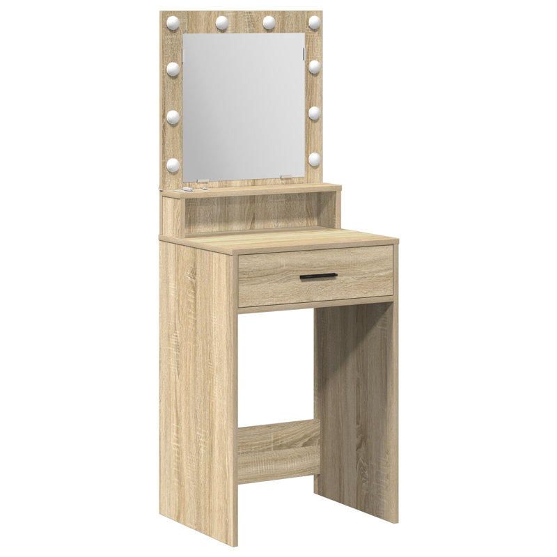 Particle Board 50 X 41 X 135 Cm Vanity Table, Sonoma Oak