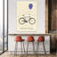 Anatomie d'une bicyclette, paysage contemporain abstrait, art mural-129549119