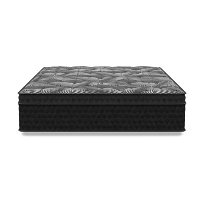 Dessus Euro matelassé Airus, mousse viscoélastique de refroidissement hybride - sensation ferme, matelas 14 po