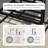 5 Seat Outdoor Patio Furniture Set Luxury Metal Cushioned Conversation Set with Cushions & Metal Coffee Table, Gray