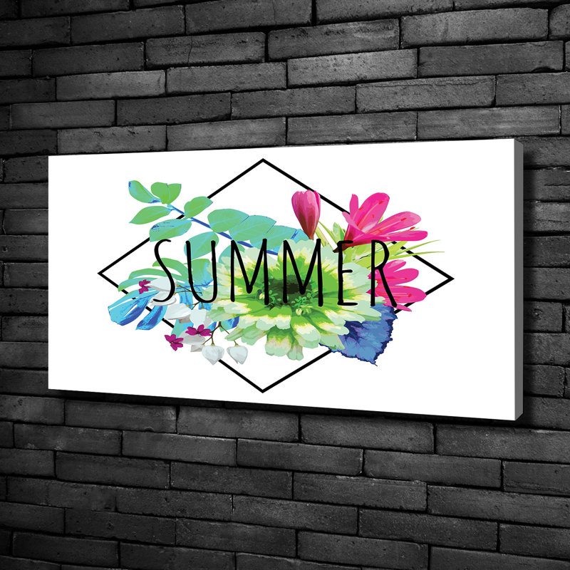 Summer - Wrapped Canvas Print
