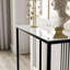 Ridgewood 100cm Glass Top Console Table-20767466-20767464