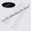 3x White Acrylic Piano Hinges 300 mm, Continuous Plastic Hinges