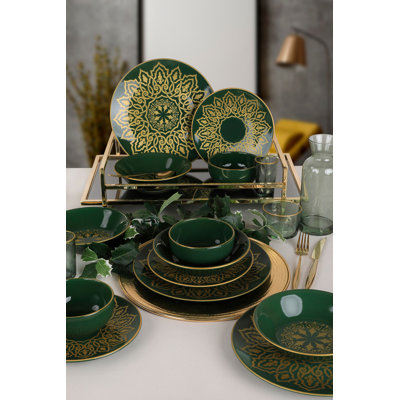 Ceramic Dinnerware Set 12 Piece - Service for 3