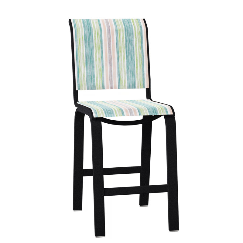 Tabouret de bar 26 po Holna, Noir texturé, Tempo