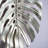24.8X17.3X2" Gold Monstera Leaf Wall Décor-65093635