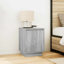 Daphane 38cm W Manufactured Wood Bedside Table-946608608