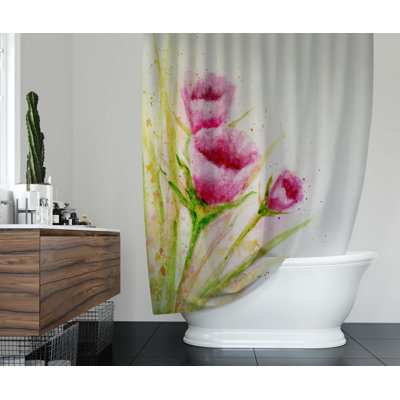 Rideau de douche simple Surbhi
