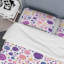 Ensemble de housse de couette en microfibre rose / mauve 2 pièces-392550056