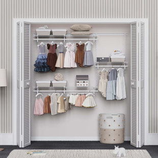 Rubbermaid Fasttrack 6 To 10 Ft Wide White Wire Custom Closet