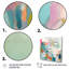«Pink Blue Minimalims Fludity IV - Abstract Minimalisme, art mural sur toile-88517931-88517933-119395279