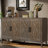 Accent Cabinet With 4 Doors Wood Sideboard Buffet Cabinet Console Table Credenza Buffet Table-111466511