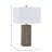 Nelson 26" Table Lamp with Linen Shade, Taupe