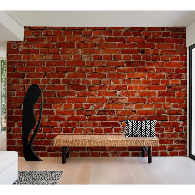 Murale brique Daryell, L 121 po x l 157 po