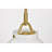 Magno Brass Pendant Light With Frosted Glass Lantern Shade