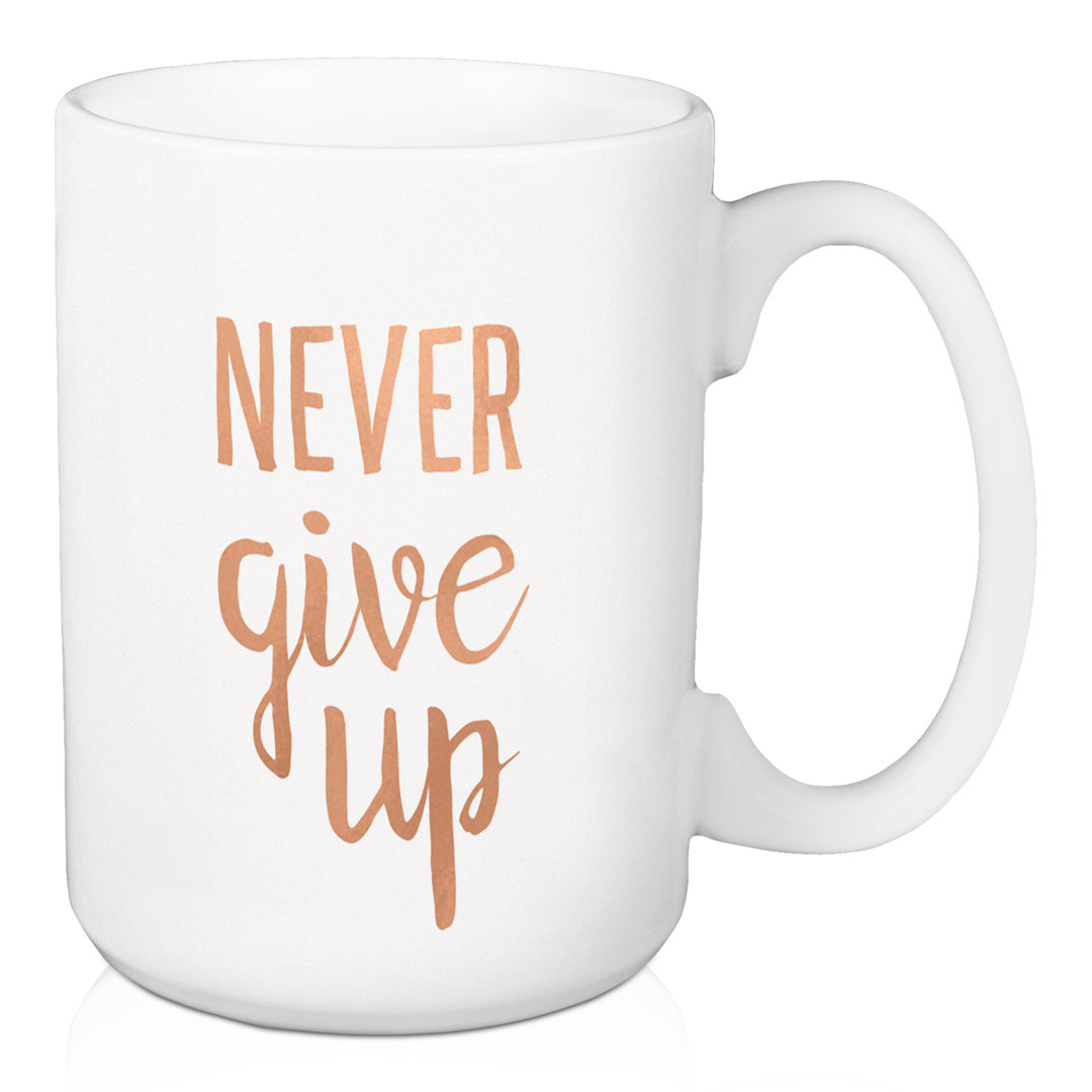 Camellia Never Give up Coffee Mug Wrought Studio™