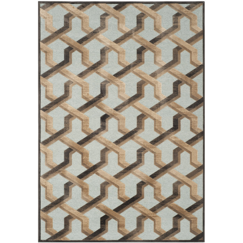 Cummings Geometric Hand Woven Area Rug, Rectangle 79 x 122 cm