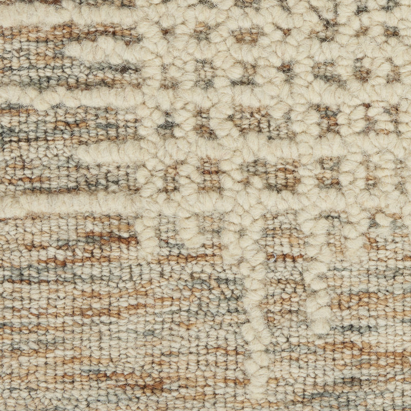 Maroun Abstract Wool Hand Woven Area Rug, Runner 69 x 229cm