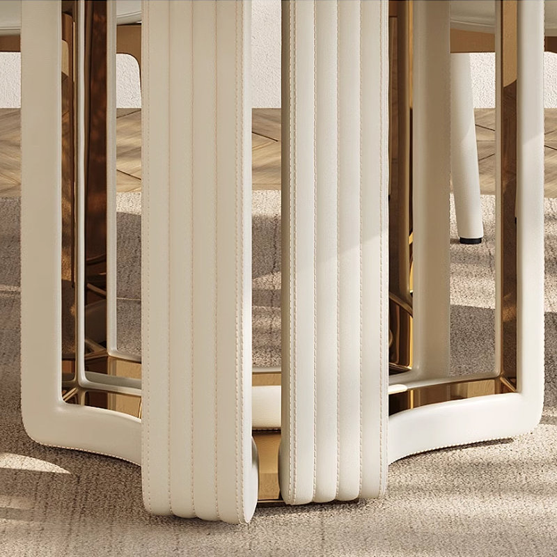 Ensemble de salle à manger Nordic Style, 5 pièces: table, 4 chaises, H 29,53 po x L 59,06 po x l 59,06 po