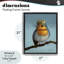 Cadre flottant perché Royal Robin, design par Lucia Heffernan-345352063-345351296