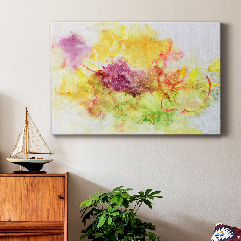 Flower Song I - Wrapped Canvas Print, 18" H x 12" W x 1" D