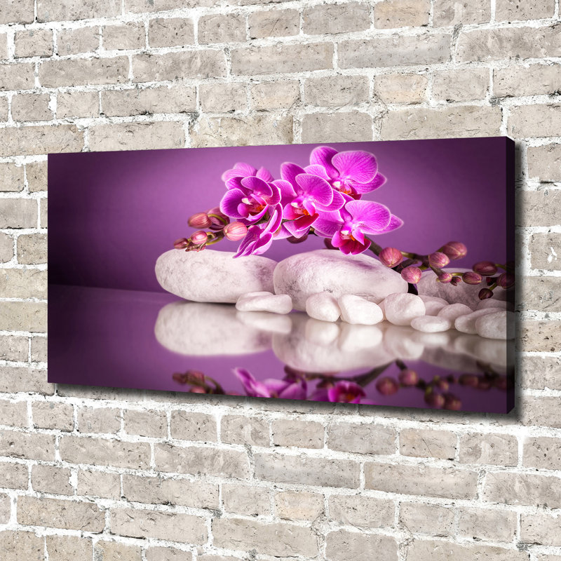 Pink Orchid - Wrapped Canvas Print