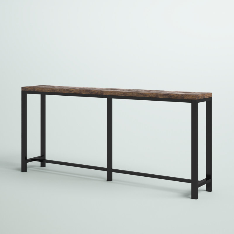 Nagata 70.86'' Console Table, Brown/Black
