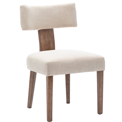 Dining Set Mid-Century Modern Wooden Table & Upholstered Chair Set For Home, Kitchen, Dining Room