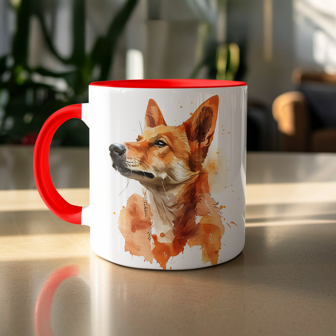 Doberman Pinschers Watercolor Art 11oz Coffee Mug