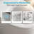 Smart Bidet Toilet With Heated Seat, Warm Water Wash, Auto Flush & Night Light, 12" Rough-In-128993286
