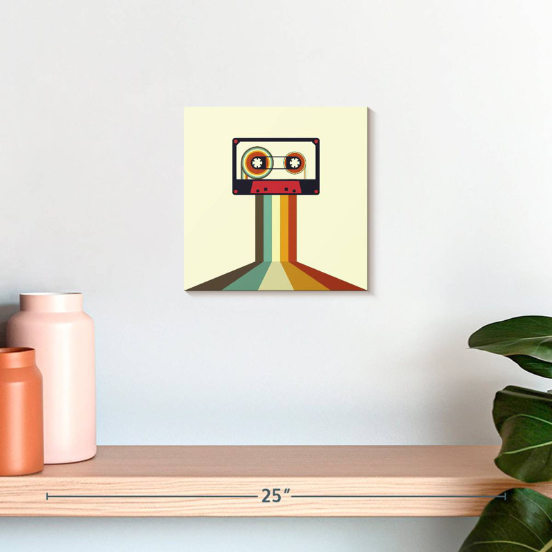 Abarca Retro Cassette, 10" H x 10" W
