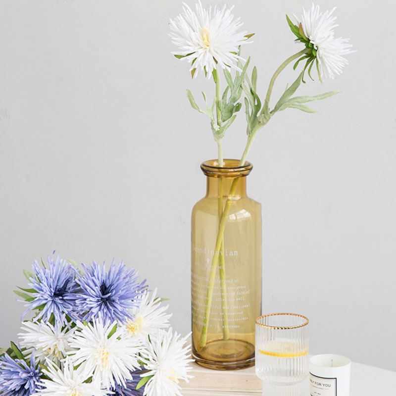 Tige de fleur de chrysanthème, 1 tige, Blanc