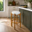 Tabouret de bar rembourré en bois Tara, ensemble de 4-1557477912-1557477919