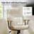 Oswina Gustavo Mid-Century Modern Curved Bentwood High Back Swivel Office Chair with Tilting-1838789659